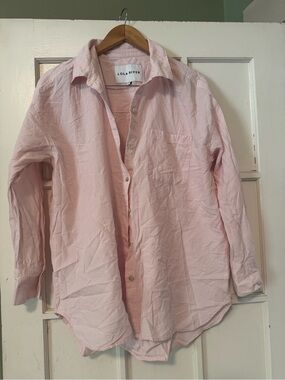 Lola River Women's Pink Button-Down Shirt